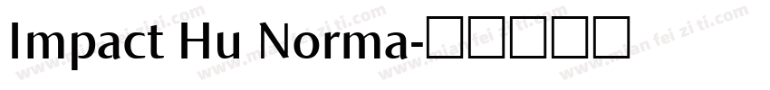 Impact Hu Norma字体转换